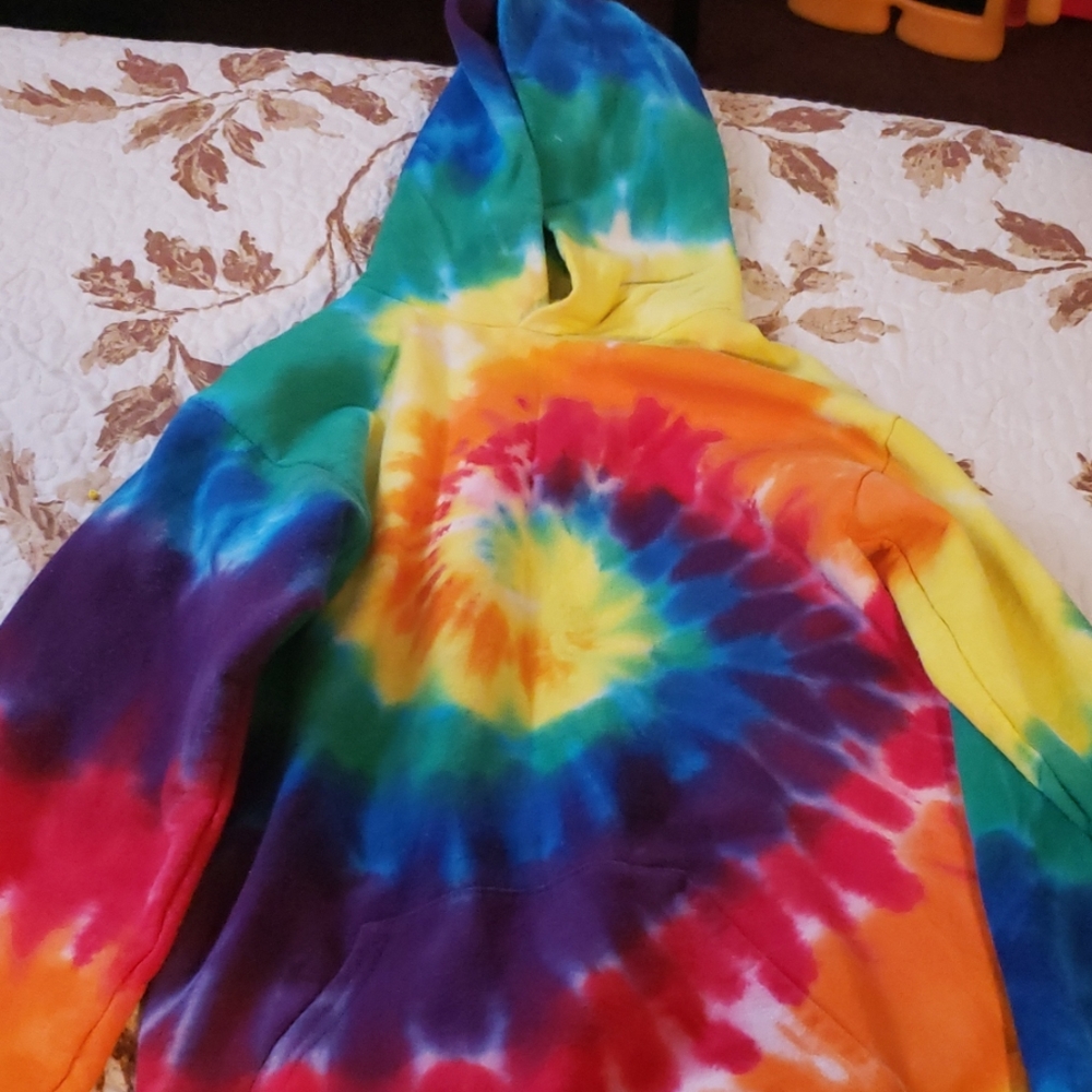 Tie dye hoodie sweater
